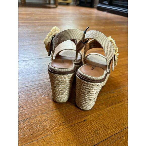 Lucky brand YIDRIS ESPADRILLE PLATFORM SANDAL - Picture 4 of 10